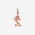 Pandora Letter z Script Alphabet Dangle Charm
