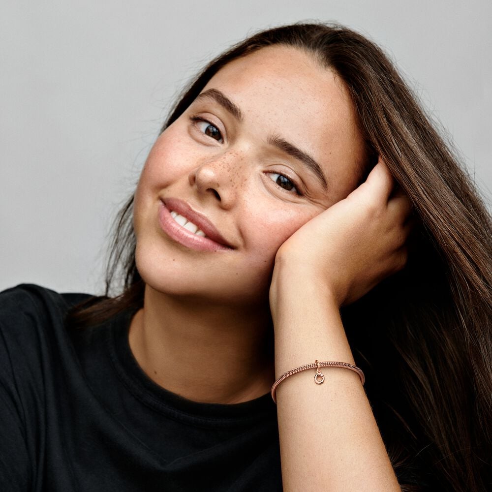 Pandora Letter o Script Alphabet Dangle Charm