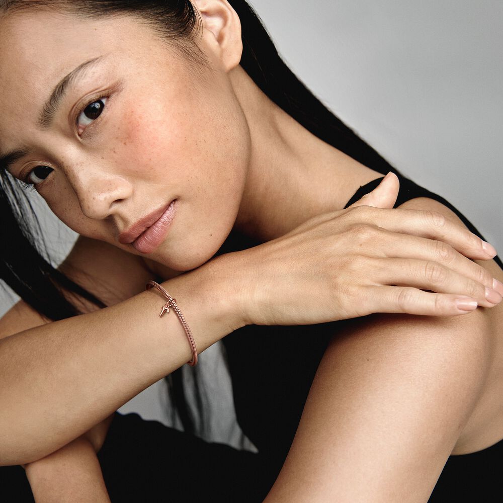 Pandora Letter r Script Alphabet Dangle Charm