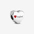 Pandora England Love Heart Charm