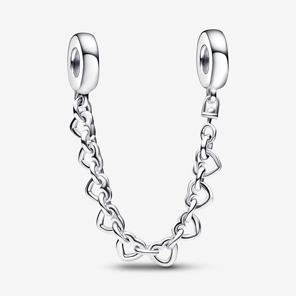 Pandora Linked Hearts Safety Chain 792274C00-05