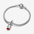 Pandora Red Nose Reindeer Murano Dangle Charm