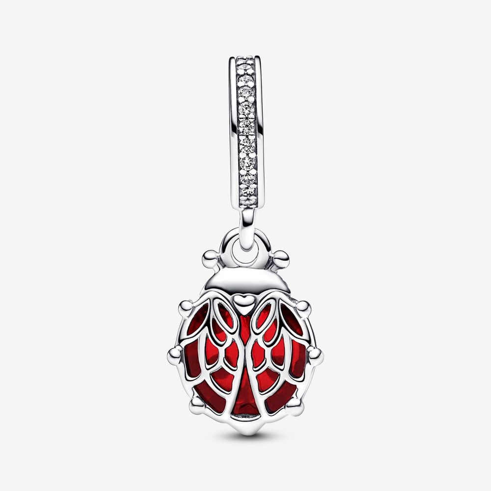 Pandora Red Ladybird Dangle Charm