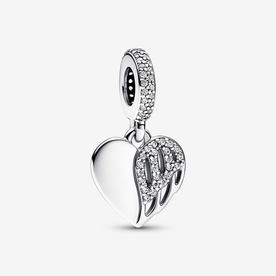 Pandora Heart & Angel Dangle Charm