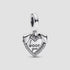 Pandora Heart & Dog Double Dangle Charm