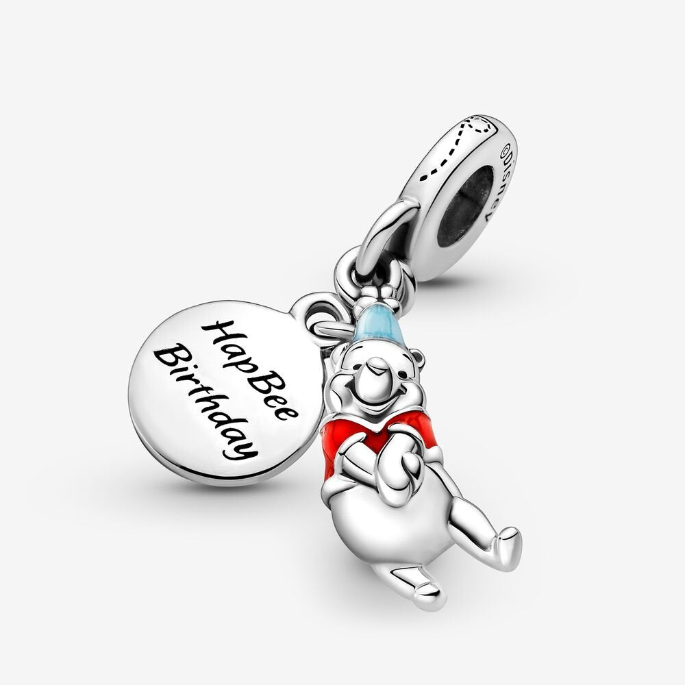 Pandora Disney Winnie The Pooh Happy Birthday Dangle