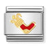 Nomination Yellow Gold Christmas Stocking  Charm