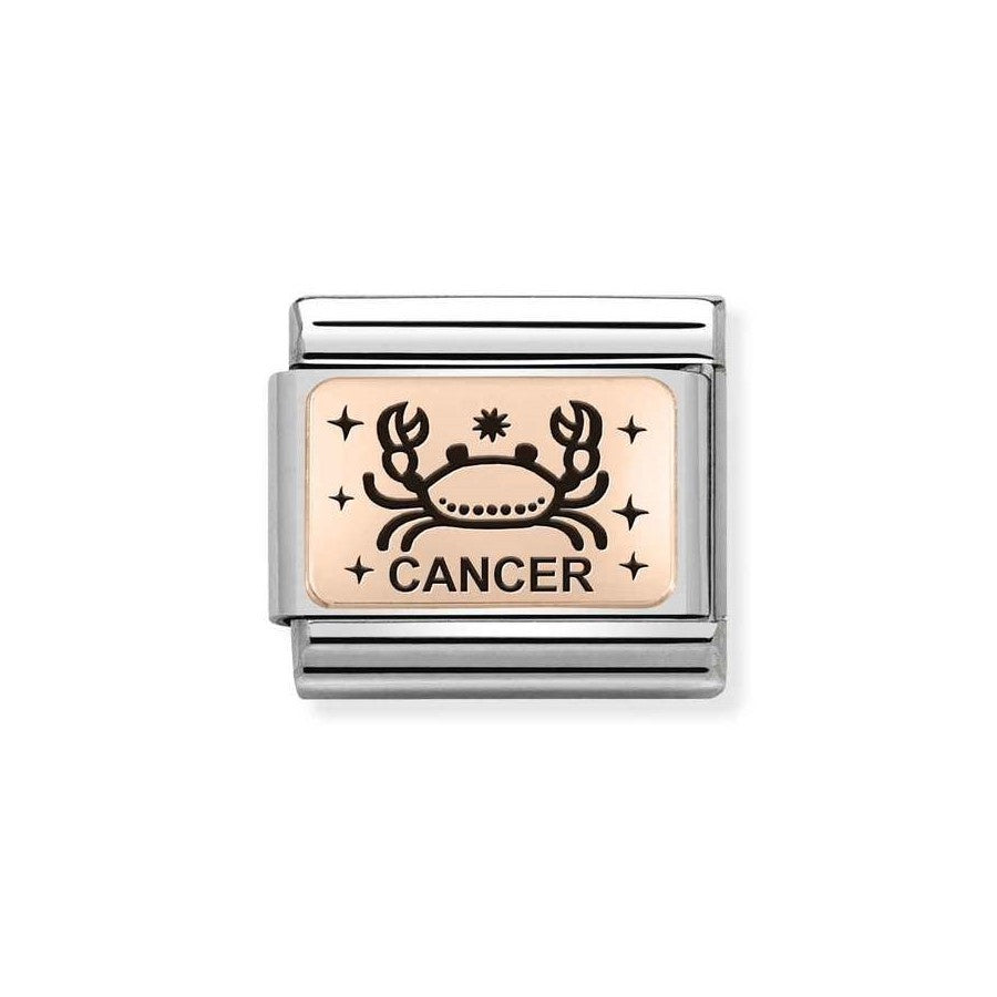 Nomination Composable Rose Gold Cancer Zodiac Charm
