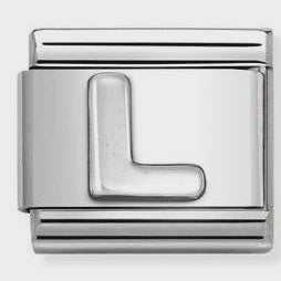 Nomination Silver Letter L Charm