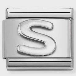 Nomination Silver Letter S Charm