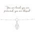 Mantra Hamsa Hand Charm Bracelet | Sterling Silver