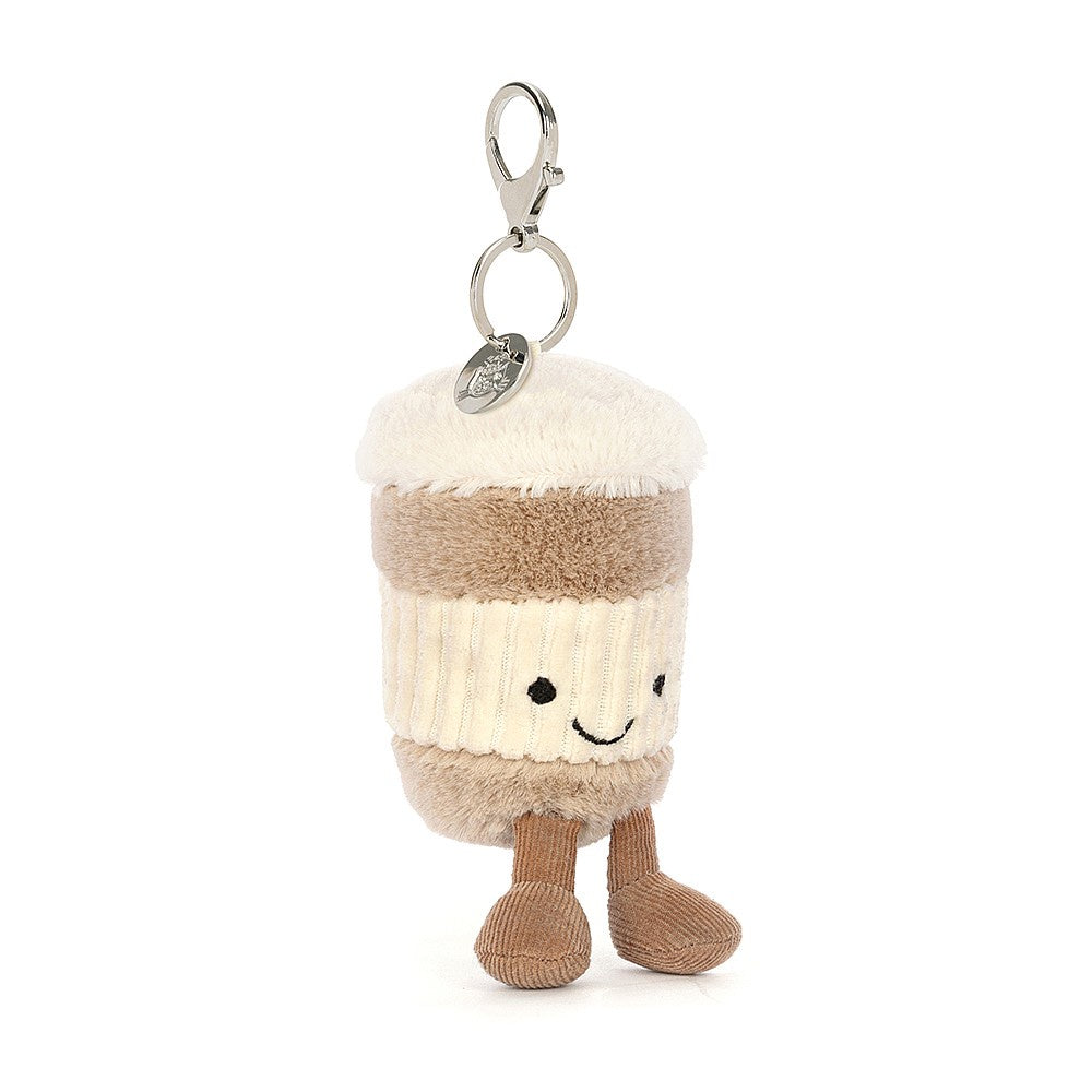 Jellycat Amuseable Coffee To Go Bag Charm ACOF4BCN