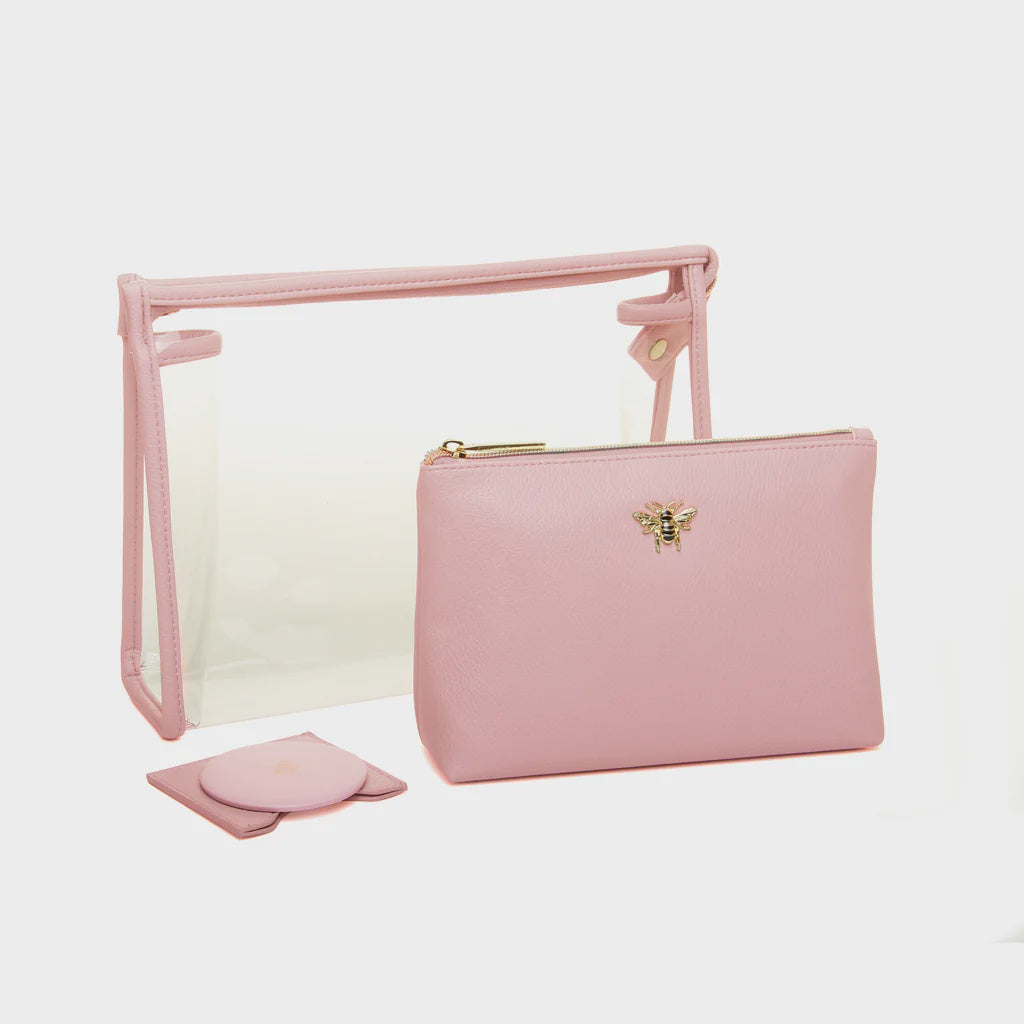 Alice Wheeler 3pc Beauty/Makeup Gift Set Pink