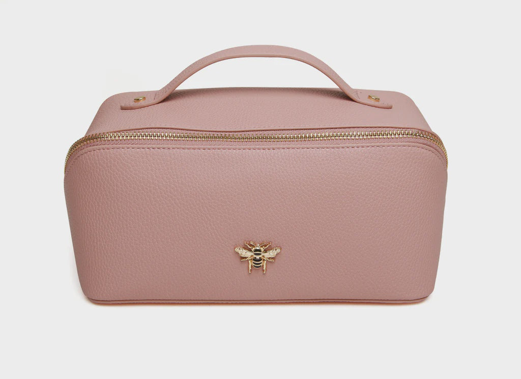 Alice Wheeler Train Case Pink