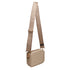 Alice Wheeler Soho Double Zipped Camera Crossbody Bag Stone