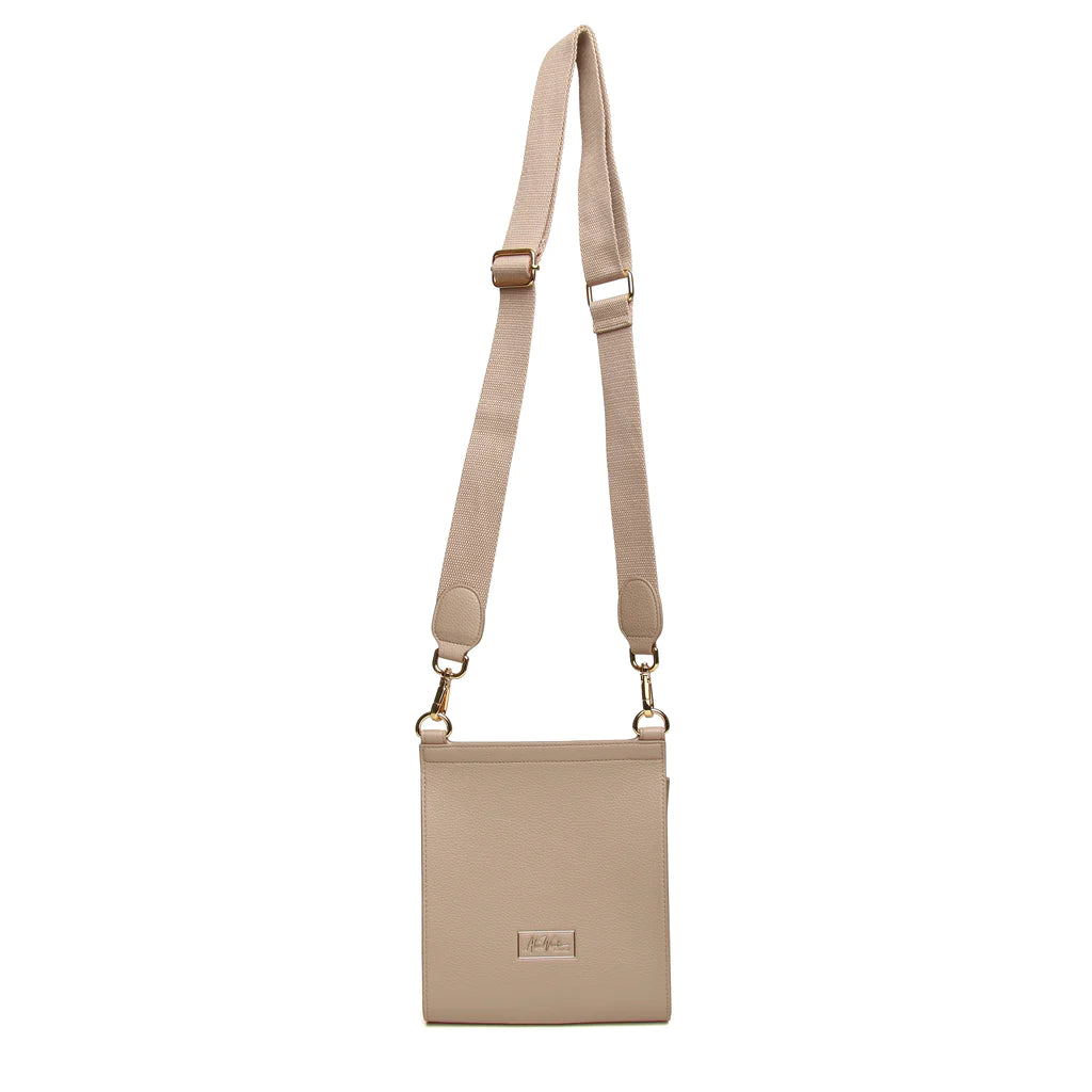 Alice Wheeler Bloomsbury Crossbody Bag Stone