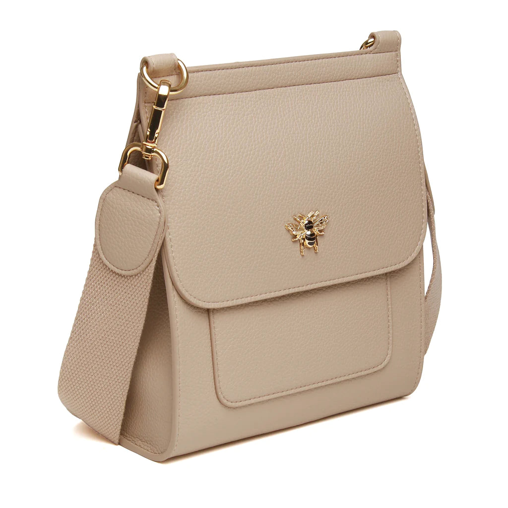 Alice Wheeler Bloomsbury Crossbody Bag Stone