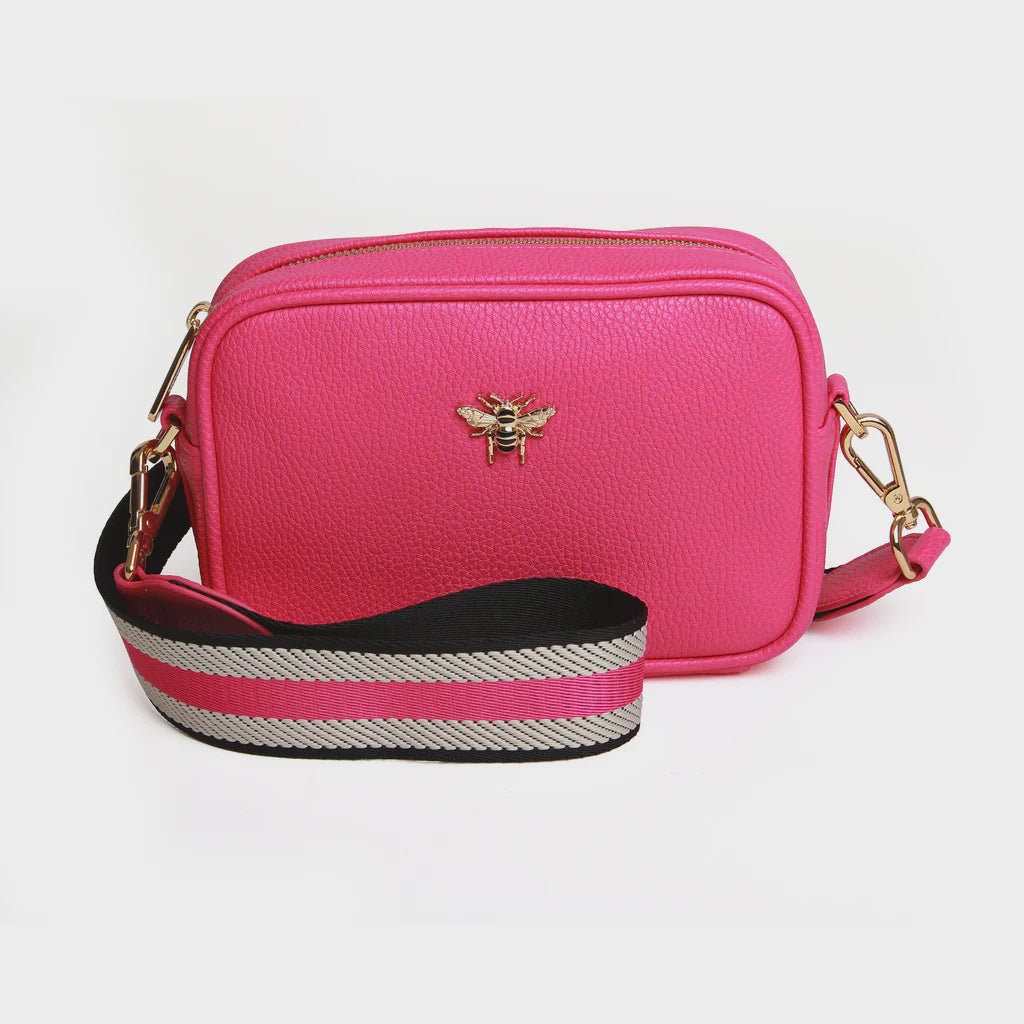 Alice Wheeler Mini Soho Crossbody Bag Hot Pink