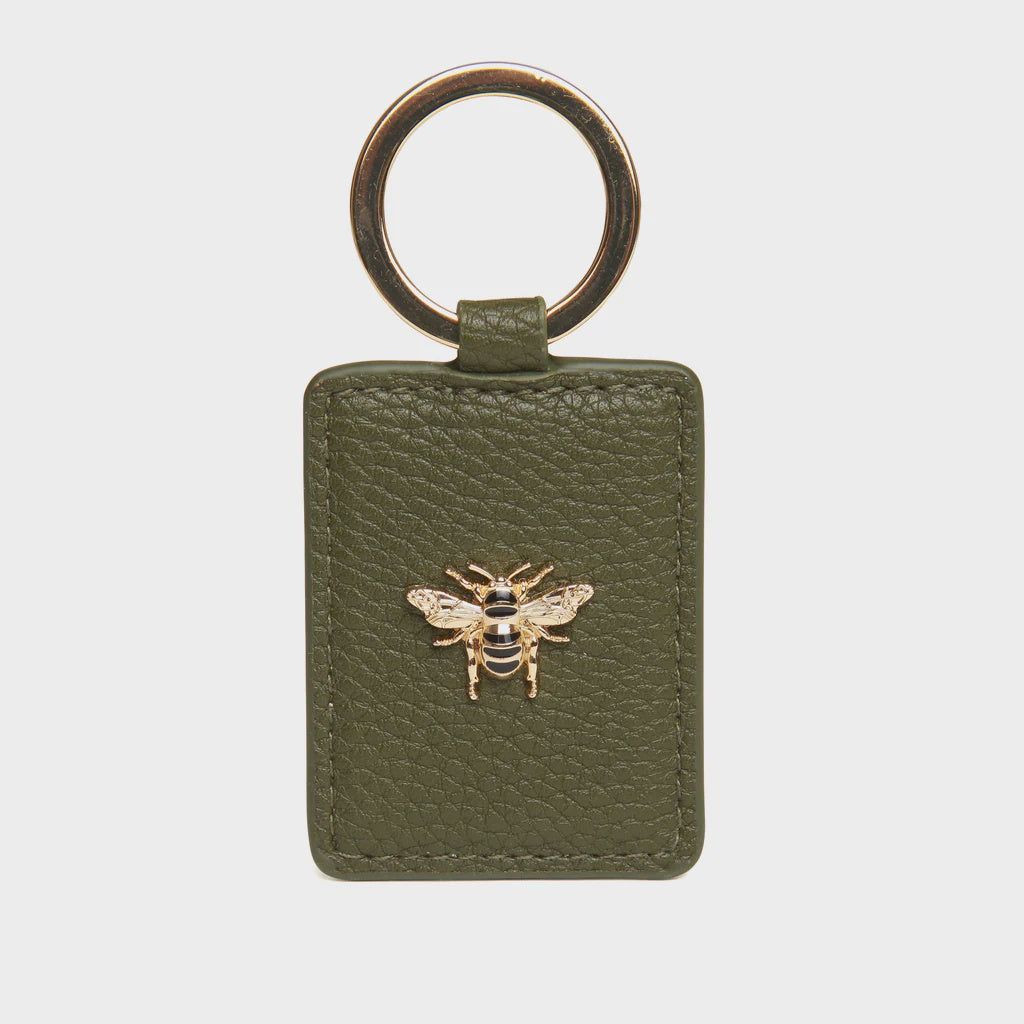 Alice Wheeler Key Ring Olive