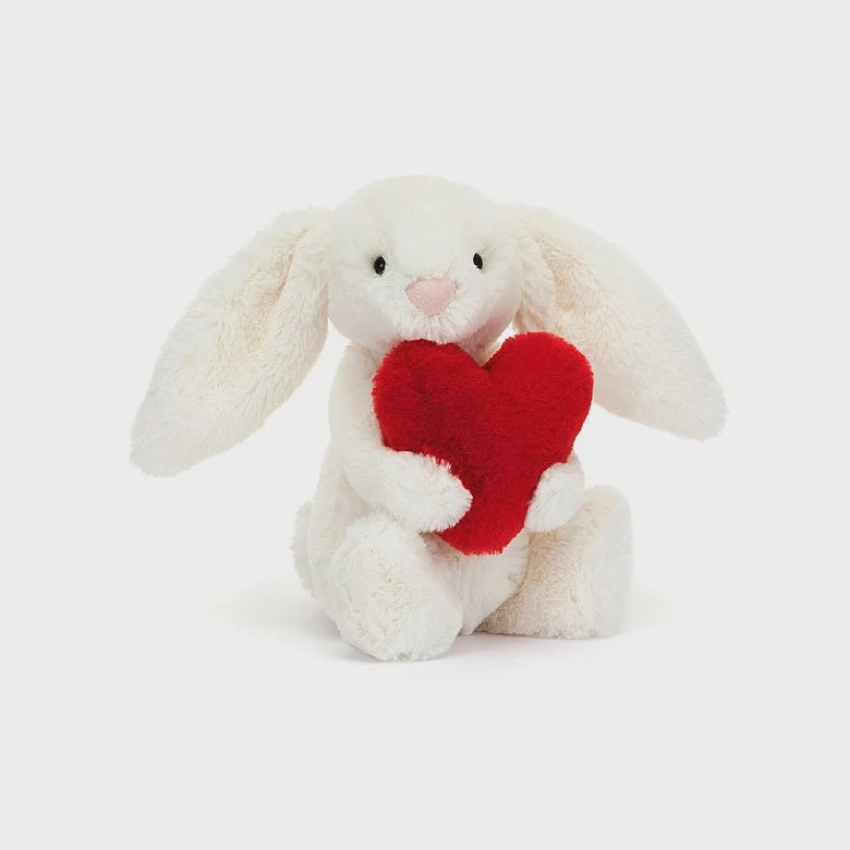 Jellycat Bashful Red Love Heart Bunny BB6LOV