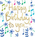 Birthday Song Card By Lucilla Lavender