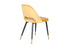 Britten Velvet Dining Chair Mustard