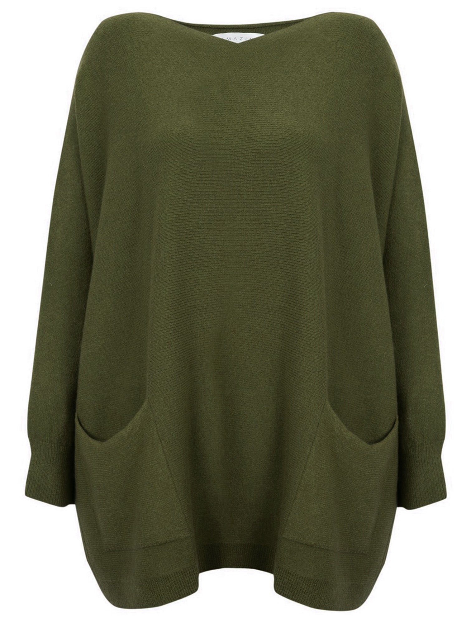 Amazing Woman Caryf X Oversized Jumper Musch Olive