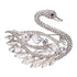 Silver Swan Brooch