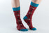 Doris & Dude Red Hedgehog Toast Socks Bamboo Organic Cotton 3-7