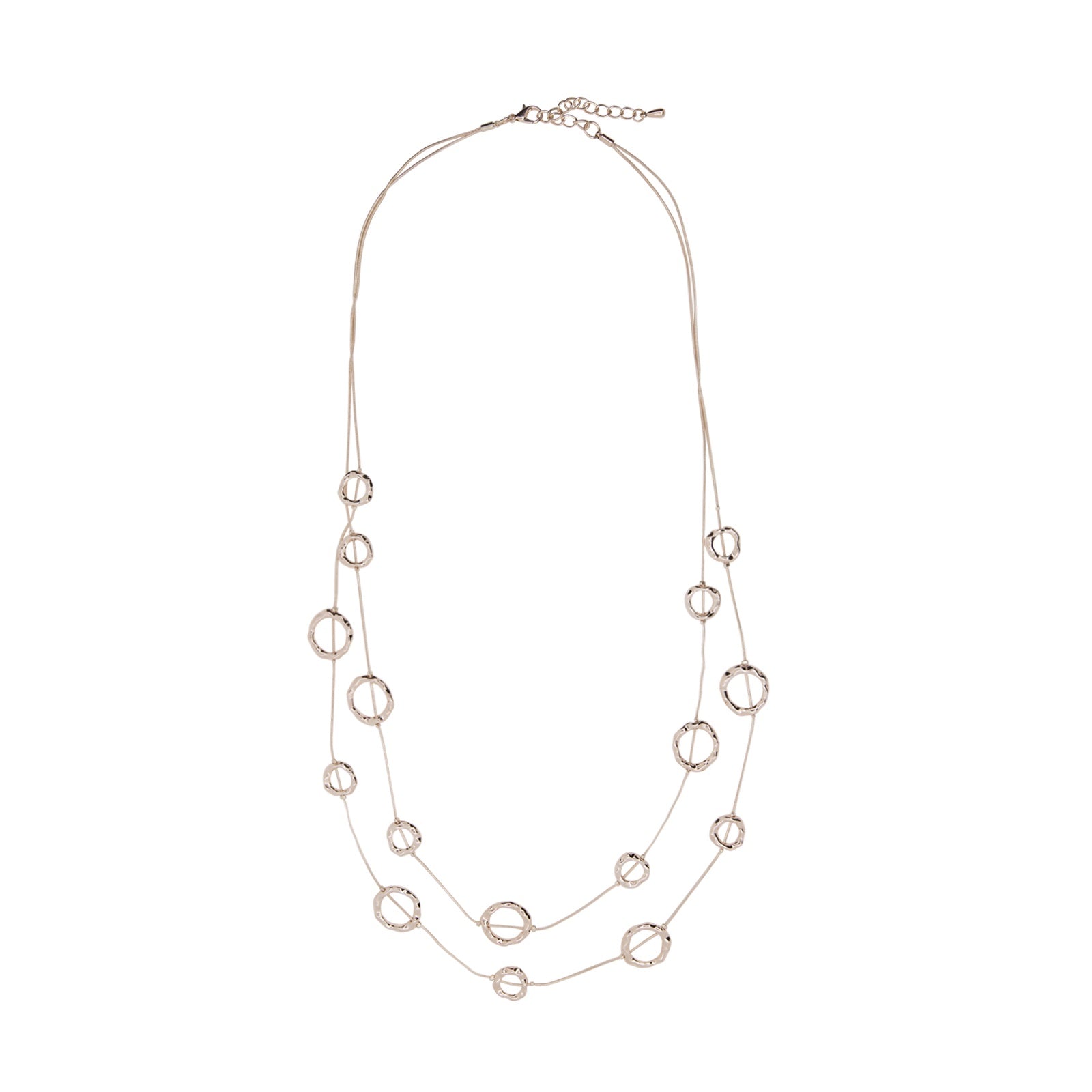 Rose Gold 16 Loop Necklace By D & X of London