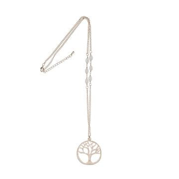 Eternal Crystal Tree Of Life Long Pendant Necklace By D & X London