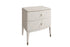 Verona Cream 2 Drawer Bedside Table