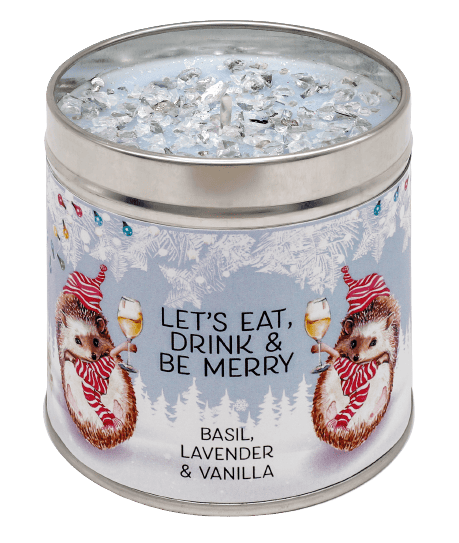 Let's Eat, Drink & Be Merry Candle Tin