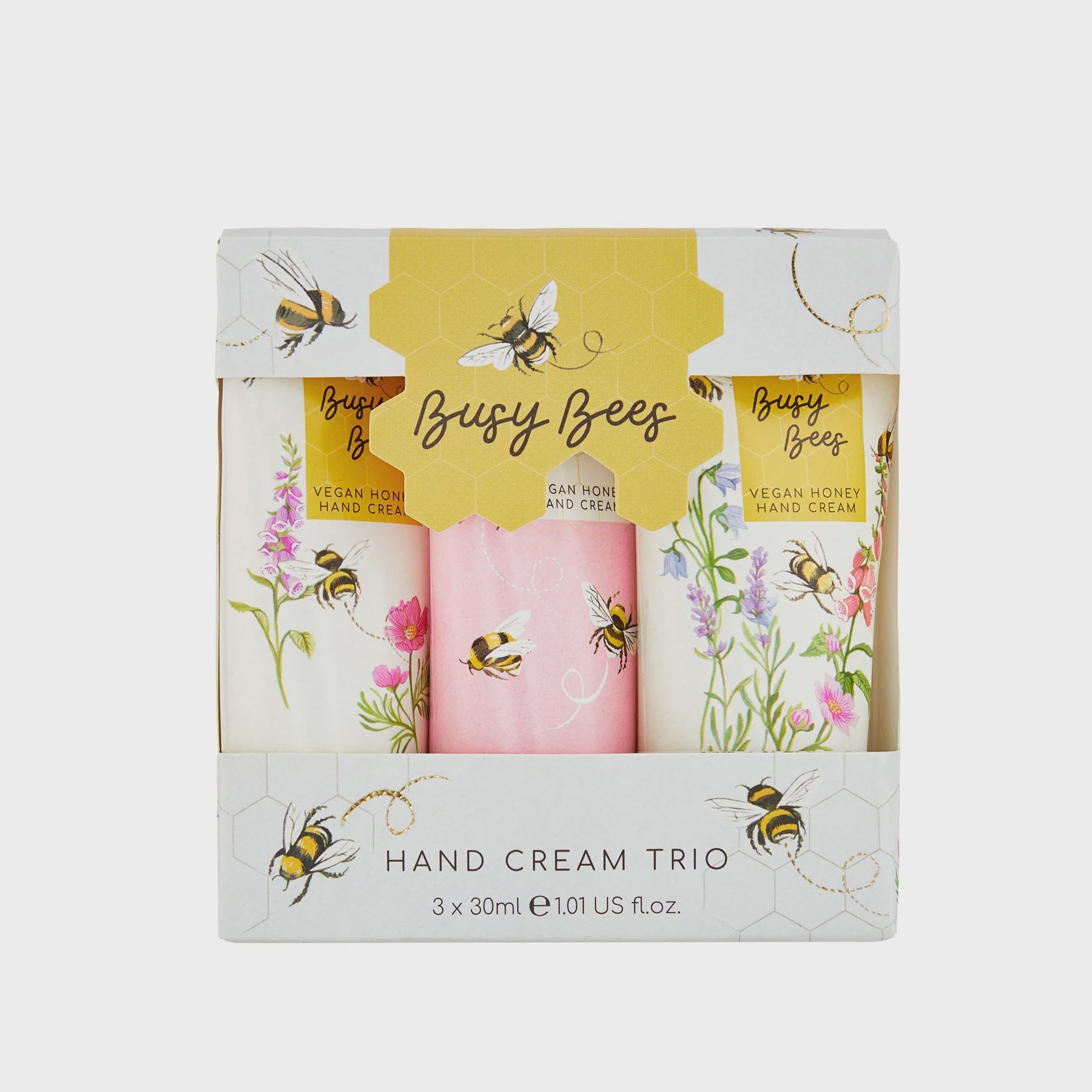 Busy Bees Hand Cream Trio By Heathcote & Ivory