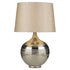 Gustav Large Table Lamp Silver With Shade