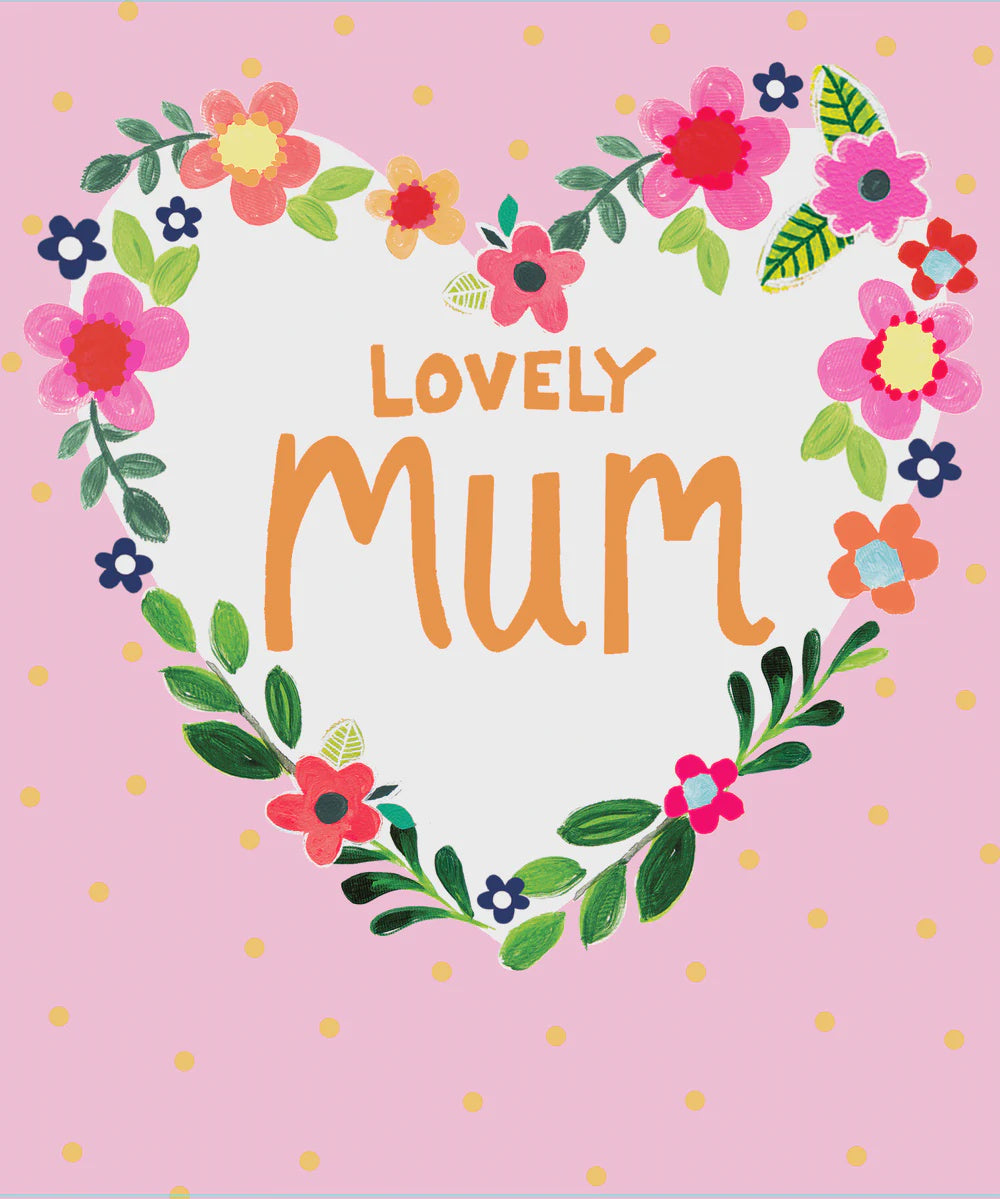 Lovely Mum Card By Paper Salad