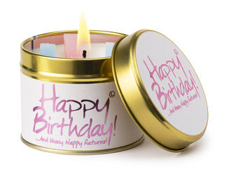 Happy Birthday Candle Tin by Lilyflame