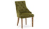 Hobson Velvet Dining Chair Moss Green