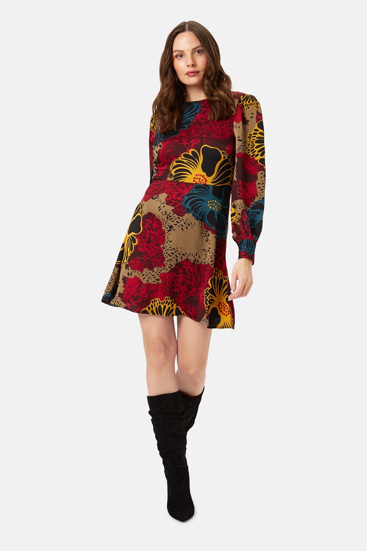 Traffic People Into My Arms Moira Dress Red