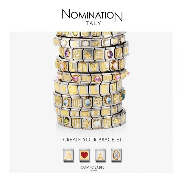 Nomination Yellow Gold Shell Charm