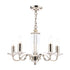 Laura Ashley Carson Cut Glass & Polished Nickel LA3603223-Q  5 Light Chandelier Ceiling Light