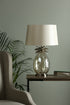 Laura Ashley Pineapple Champagne LA3702785-Q Cut Glass Table Lamp with Taupe Shade