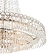 Laura Ashley Enid Polished Nickel & Cut Glass LA3718230-Q 5 Light Grand Ceiling Light  Chandelier