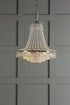 Laura Ashley Enid Polished Nickel & Cut Glass LA3718230-Q 5 Light Grand Ceiling Light  Chandelier