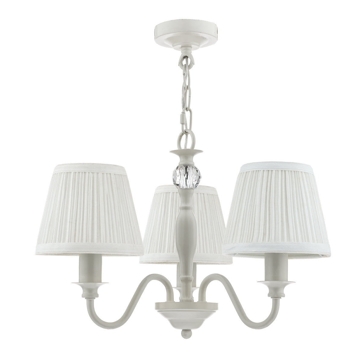 Laura Ashley Ellis 3 Light Pendant Grey Ceiling Light LA3724941-Q   with Shades