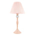 Laura Ashley Ellis Satin-Painted Spindle LA3724950-Q  Table Lamp with Blush Shade