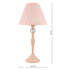 Laura Ashley Ellis Satin-Painted Spindle LA3724950-Q  Table Lamp with Blush Shade