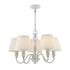 Laura Ashley Ellis 5 Light Pendant Grey Ceiling Light LA3725830-Q  with Shades