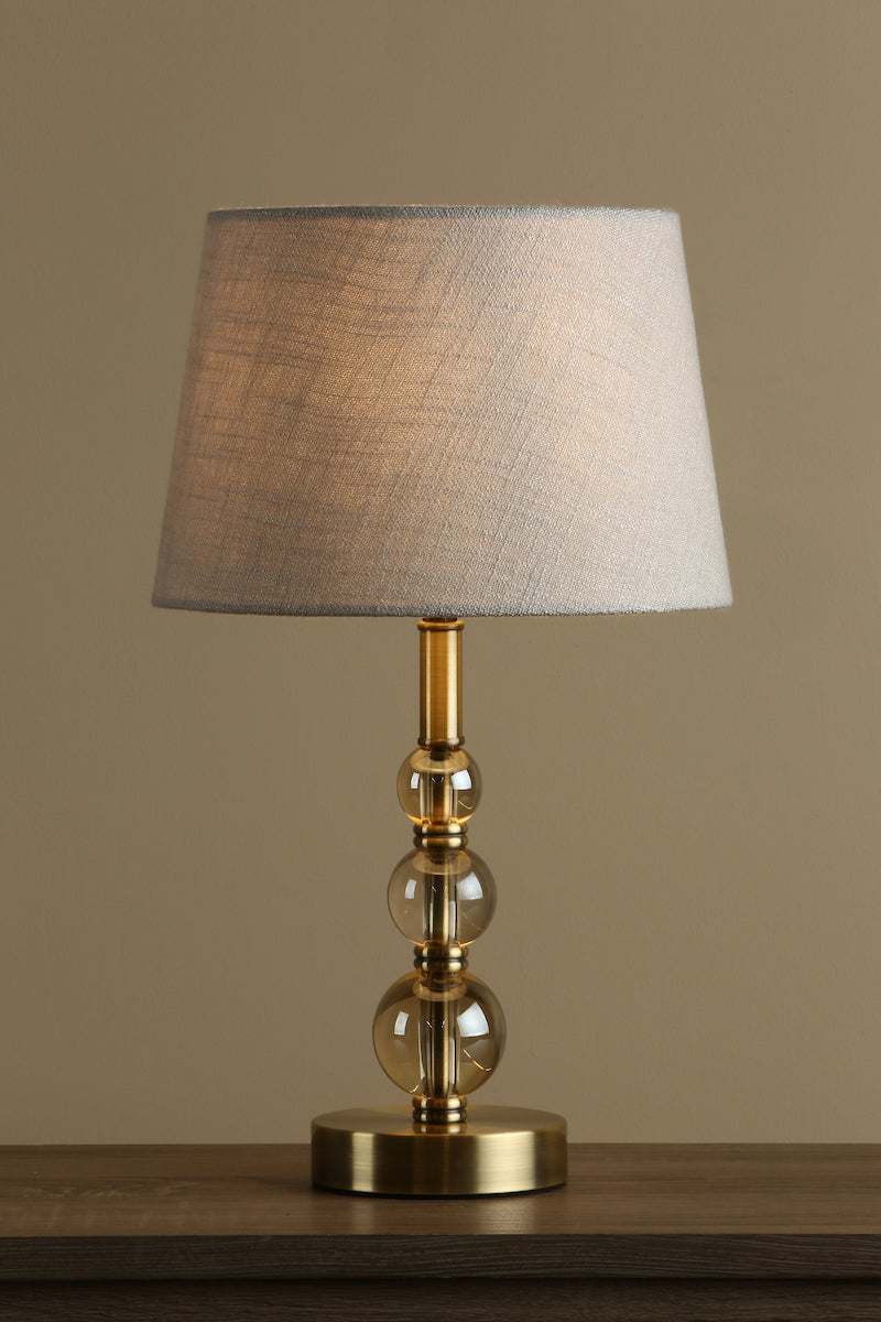 Laura Ashley Carson Crystal Table Lamp Small Antique Brass – The Light  Company