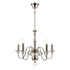 Laura Ashley Winchester Polished Nickel LA3743657-Q  5 Light Pendant Ceiling Light